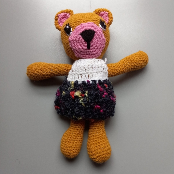 Other - Cute girly teddy bear stuffed animal